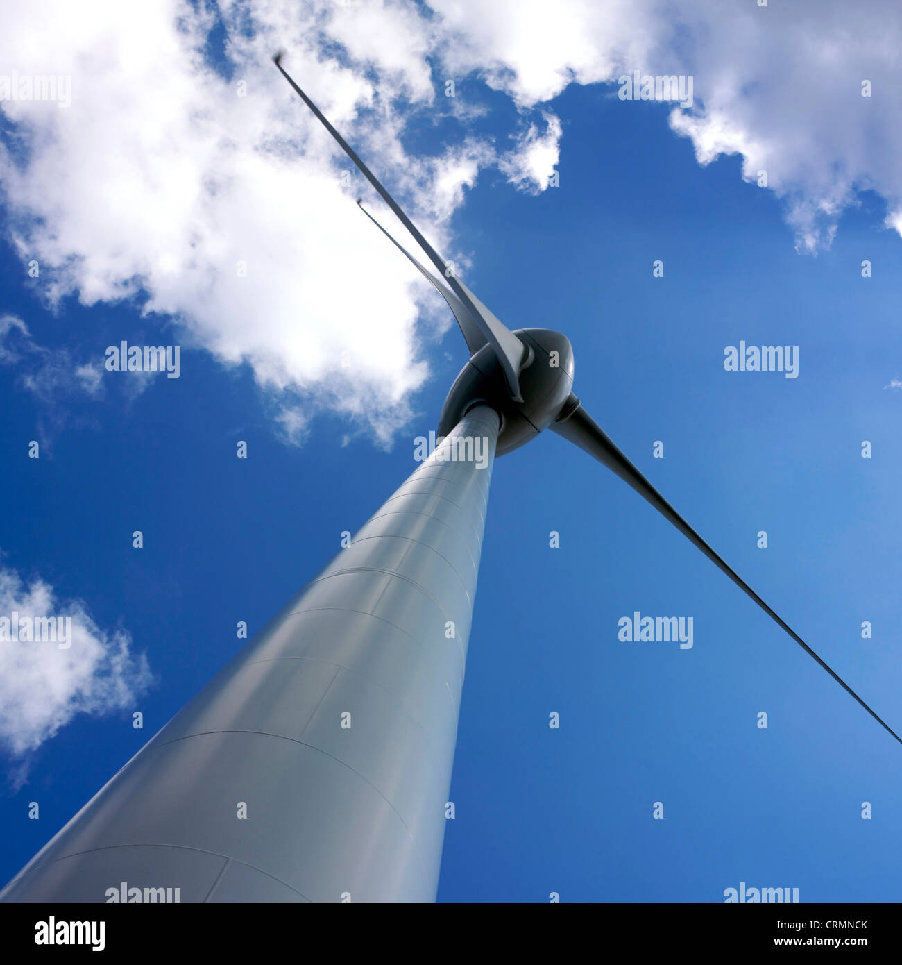 Detalle de la turbina eólica Foto de stock