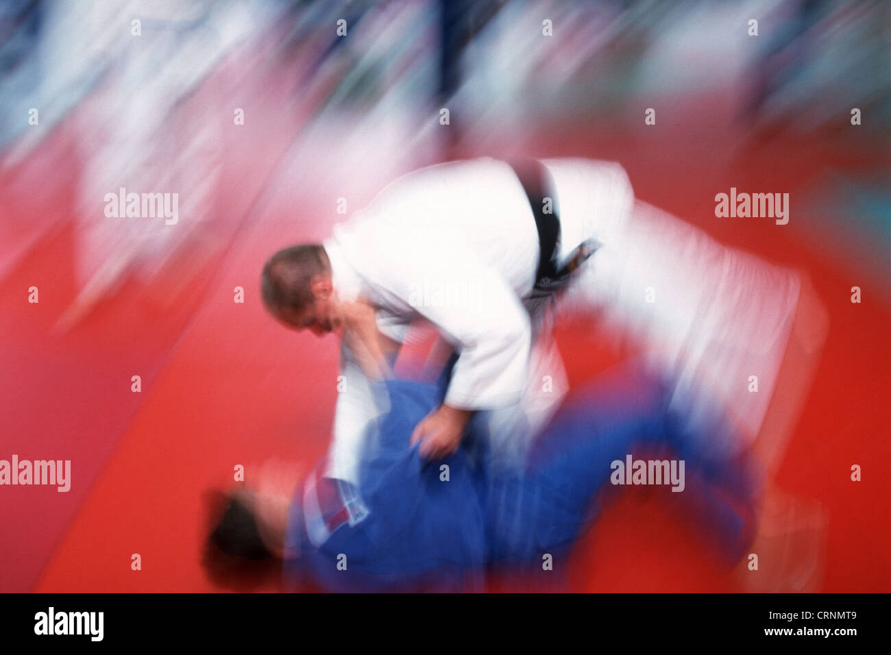 Formación del Equipo Nacional de Judo austriaco de muestra Foto de stock