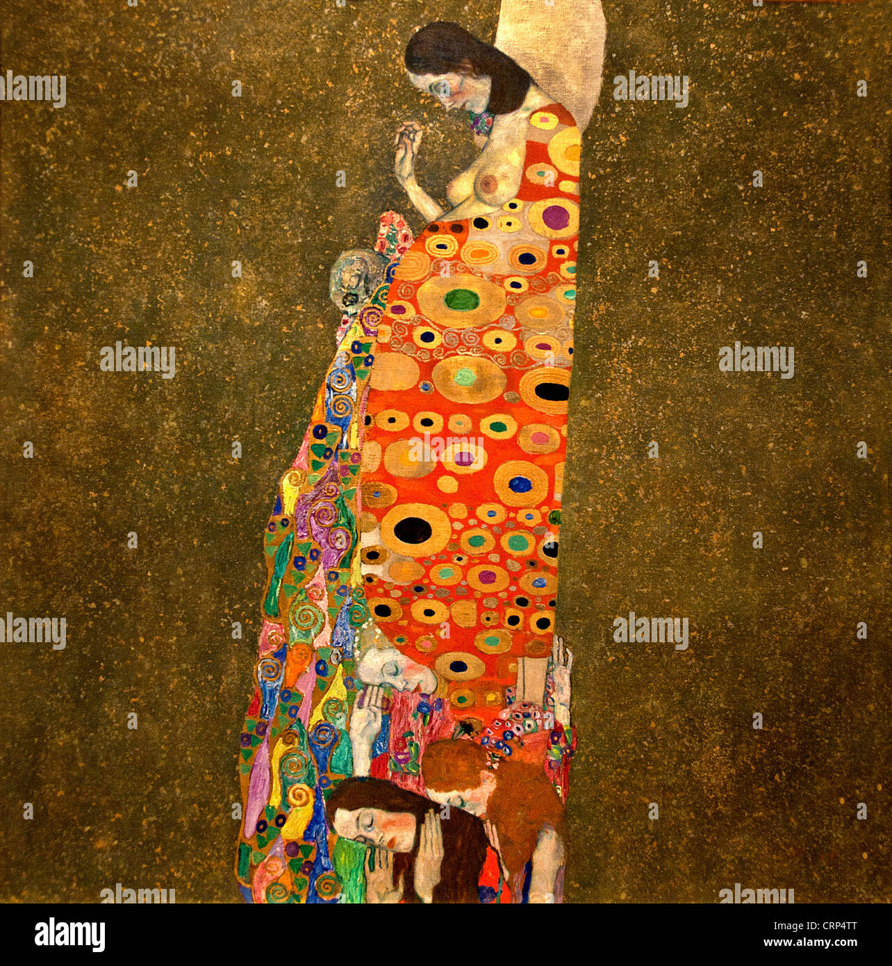 Hope II 1907 Gustav Klimt 1862 - 1918 pintor simbolista austríaco del movimiento de Secesión de Viena Austria Foto de stock