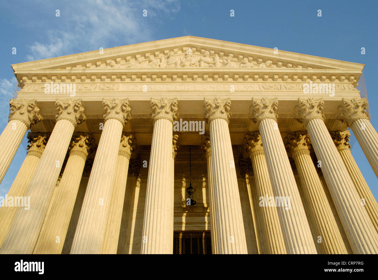 Edificio de la Corte Suprema de los Estados Unidos Foto de stock