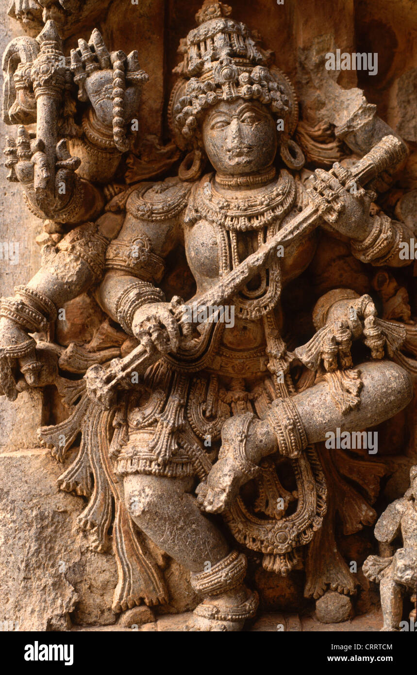 Karnataka, India; Somnathpur, Keshava templo, Foto de stock