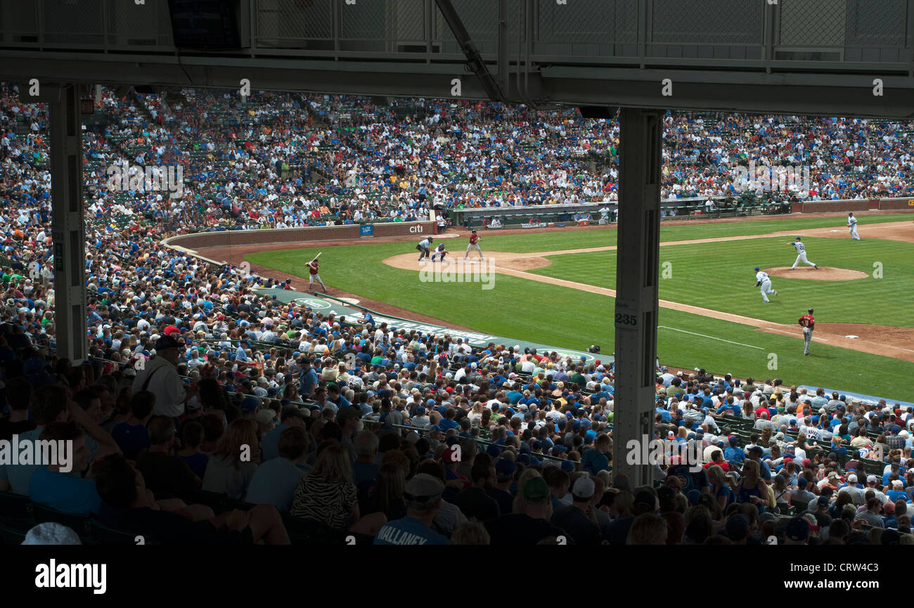 Chicago Cubs v Astros de Houston MLB béisbol, Wrigley Field, Chicago, Illinois, EE.UU. Foto de stock