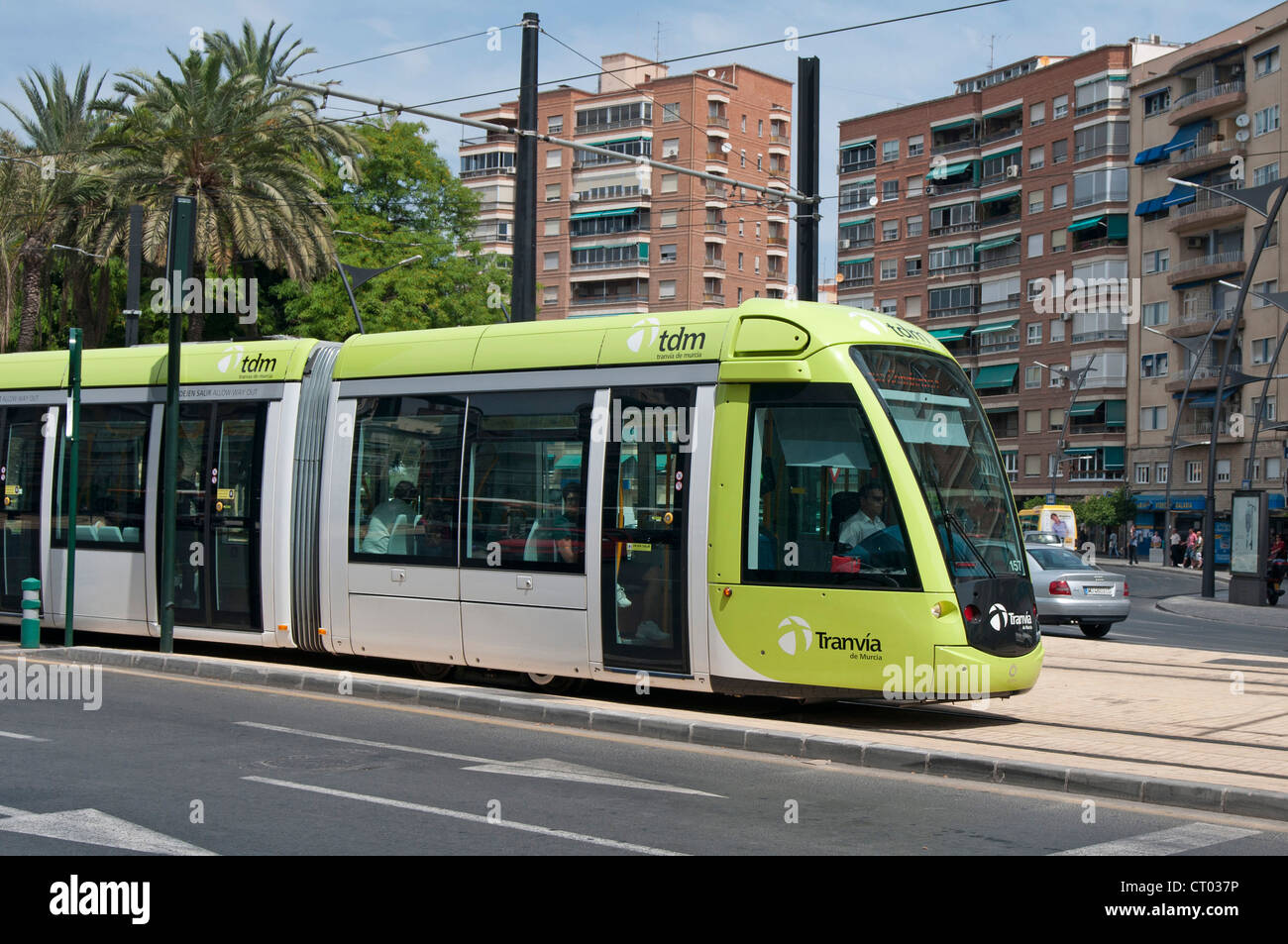 La línea 1 de tranvía de Murcia, España, abrió sus puertas en junio de