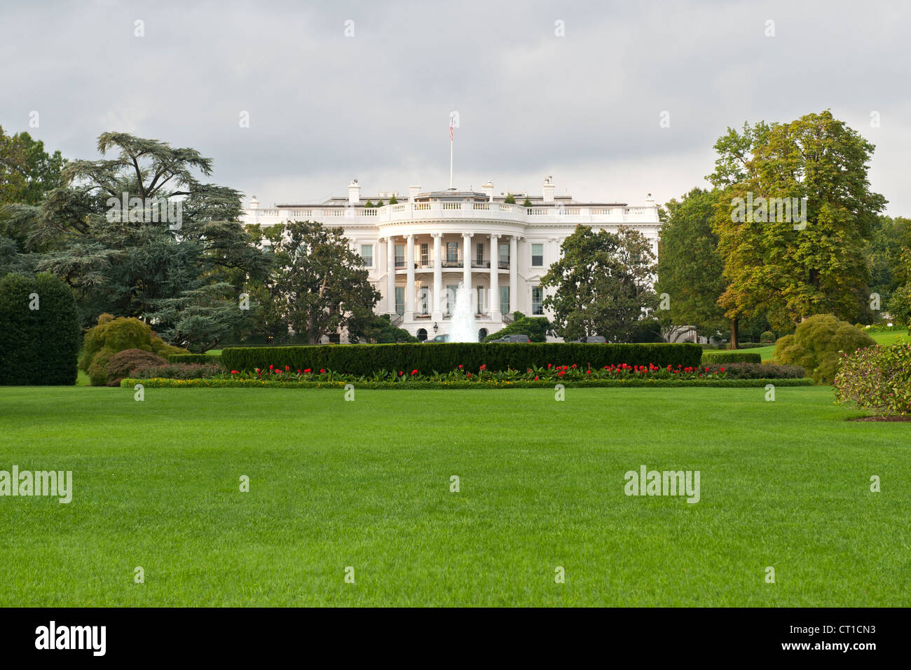 La Casa Blanca, en Washington DC, Estados Unidos. Foto de stock