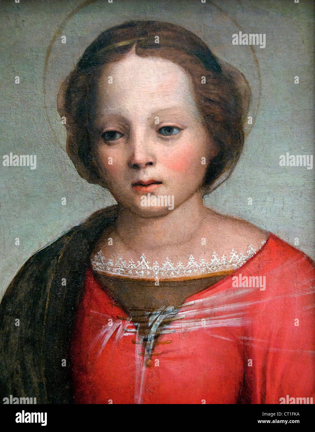 La cabeza de la Virgen 1509 Franciabigio italiano Francesco di