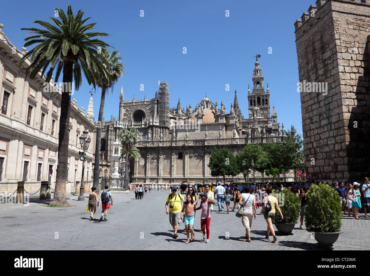 La Catedral de Sevilla, Andalucía, España Foto de stock