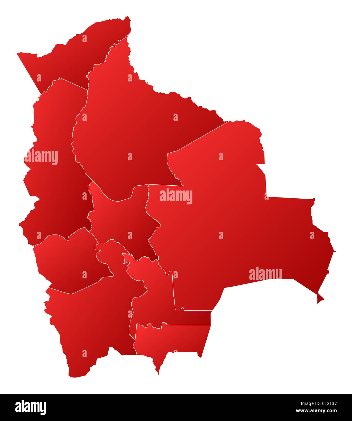 Mapa Politico De Bolivia