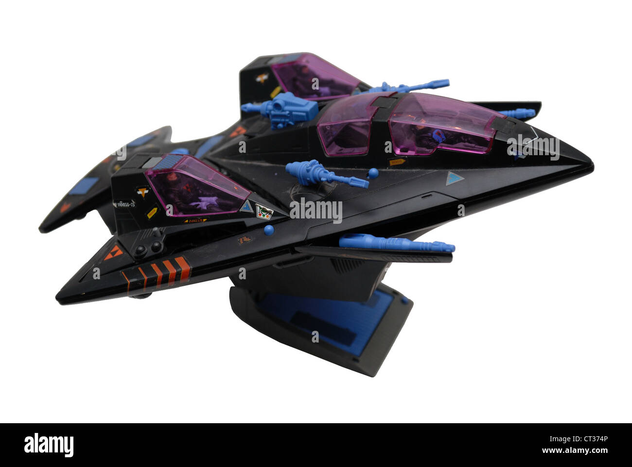 Starcom vintage juguete espacial, avión, avión o nave espacial con pistolas  Fotografía de stock - Alamy