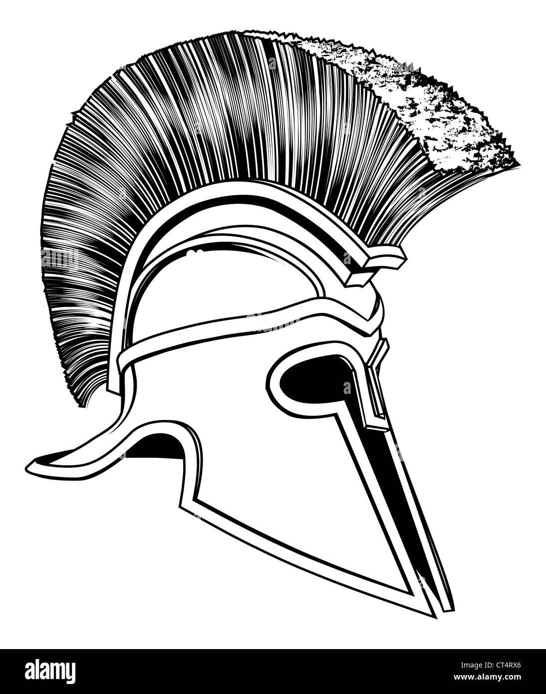 Casco romano Imágenes de stock en blanco y negro - Alamy
