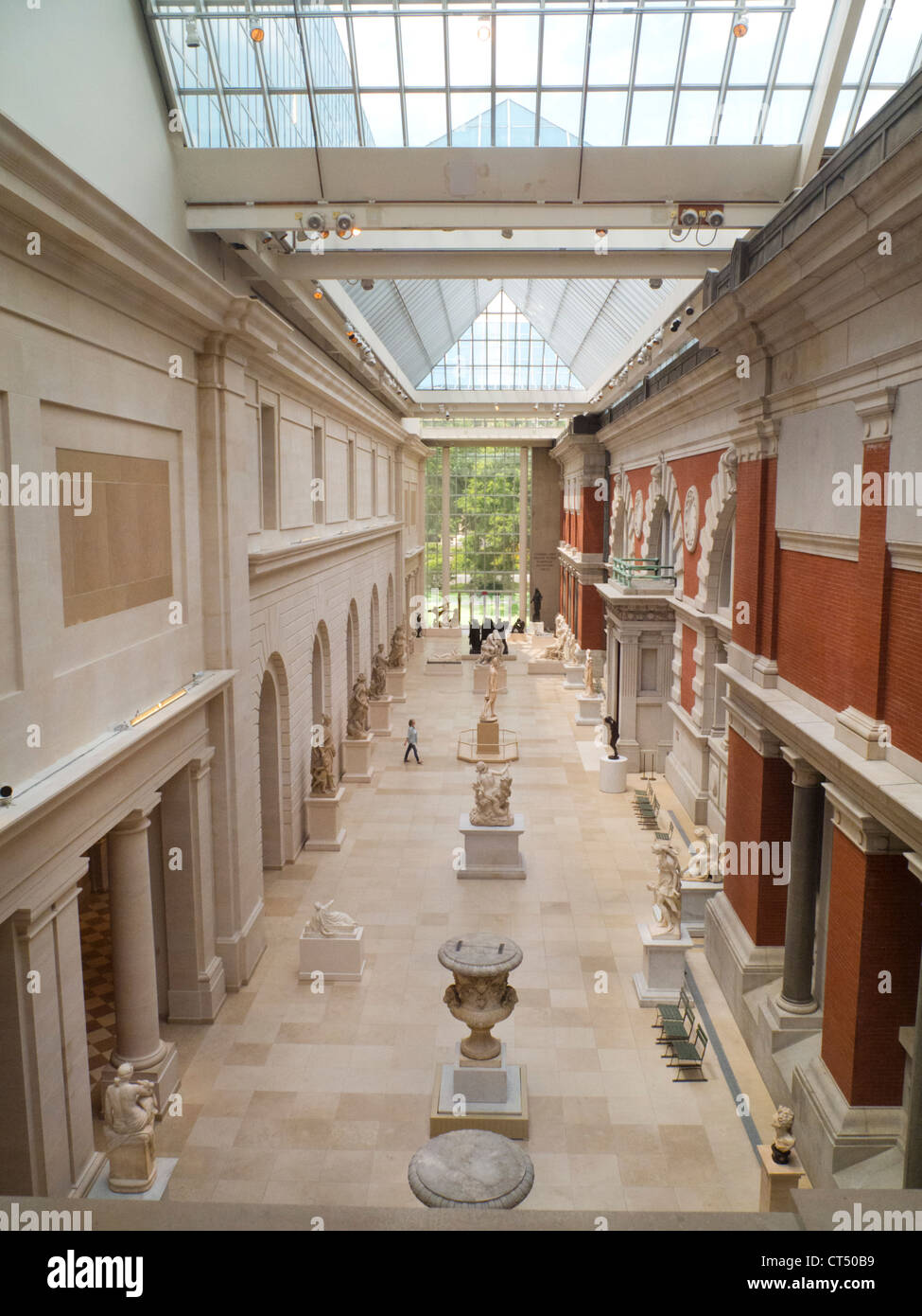 Museo Metropolitano de Arte en Manhattan, Nueva York Foto de stock