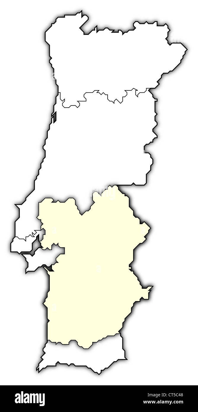 Portugal Mapa Político Altamente Detallada Del Vector Con Las Regiones  Provincias Y Capitales Todos Los Elementos Están Separados En Capas  Editables Eps 10 Ilustración de stock - Getty Images