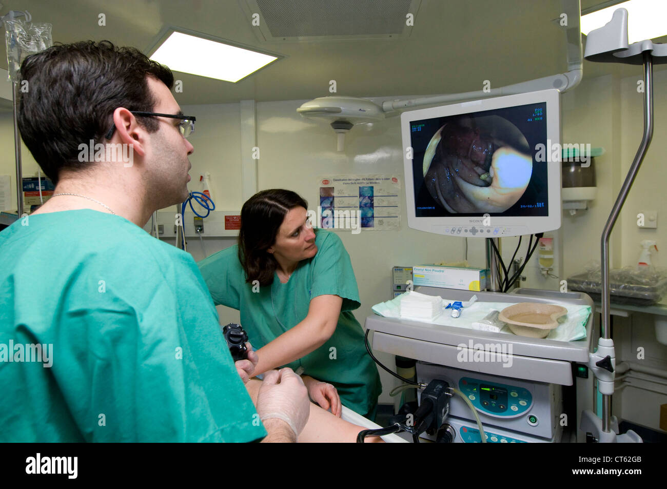 COLONOSCOPIA Fotografía de stock Alamy