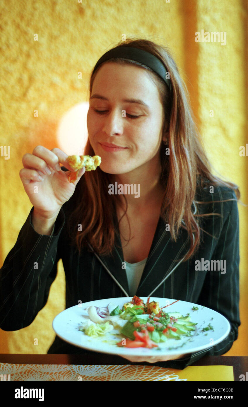 Propietario de SehnSucht, restaurante para los trastornos de la alimentación Foto de stock