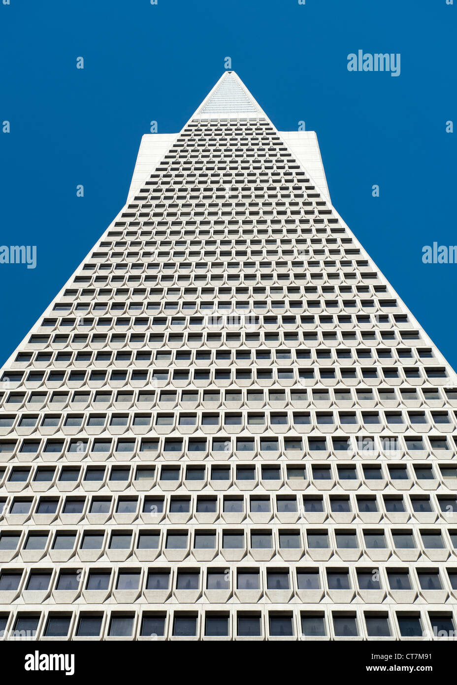 El edificio Pirámide Transamérica en San Francisco, California, EEUU. Foto de stock