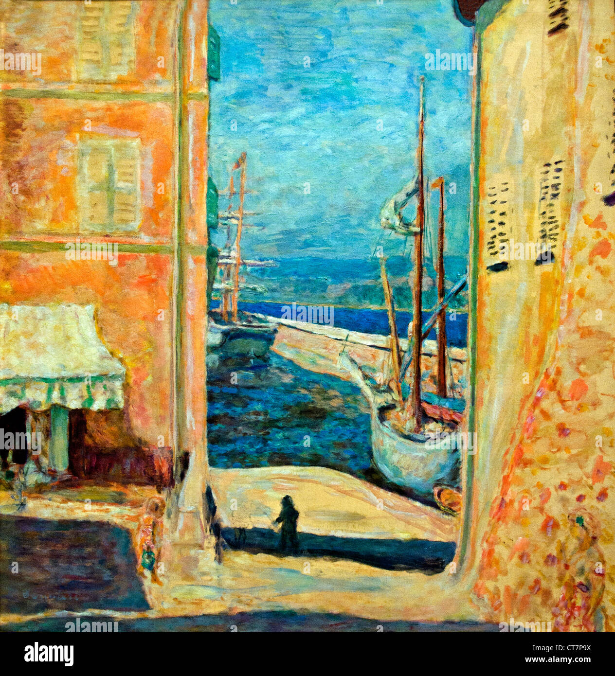 Vista del Puerto Viejo, Saint-Tropez 1911 Pierre Bonnard 1867 - 1947 Francia Foto de stock