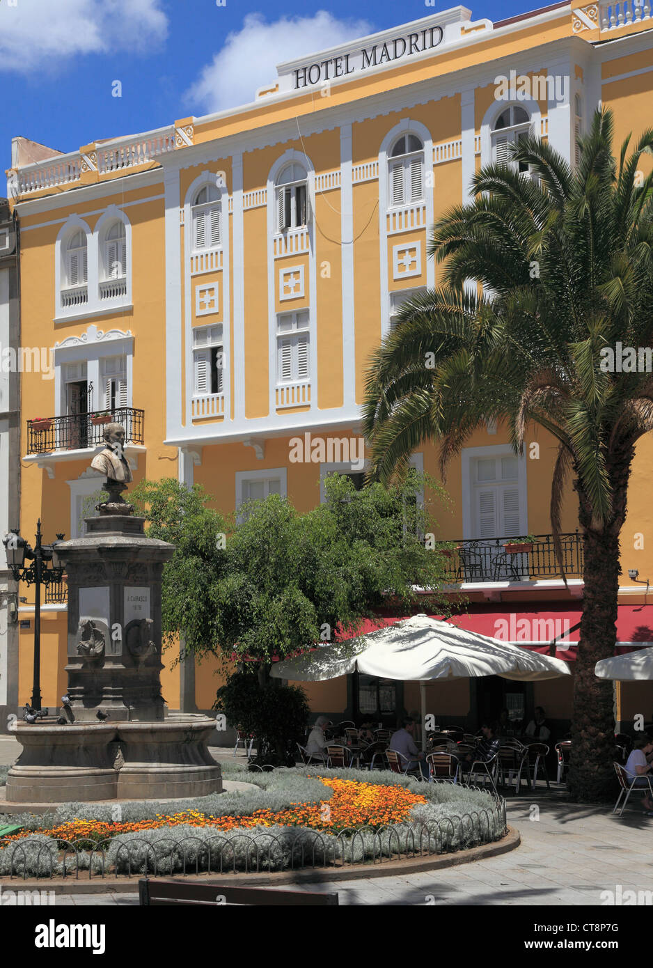 España, Islas Canarias, Gran Canaria, Las Palmas, el barrio de Triana, Hotel  Madrid Fotografía de stock - Alamy