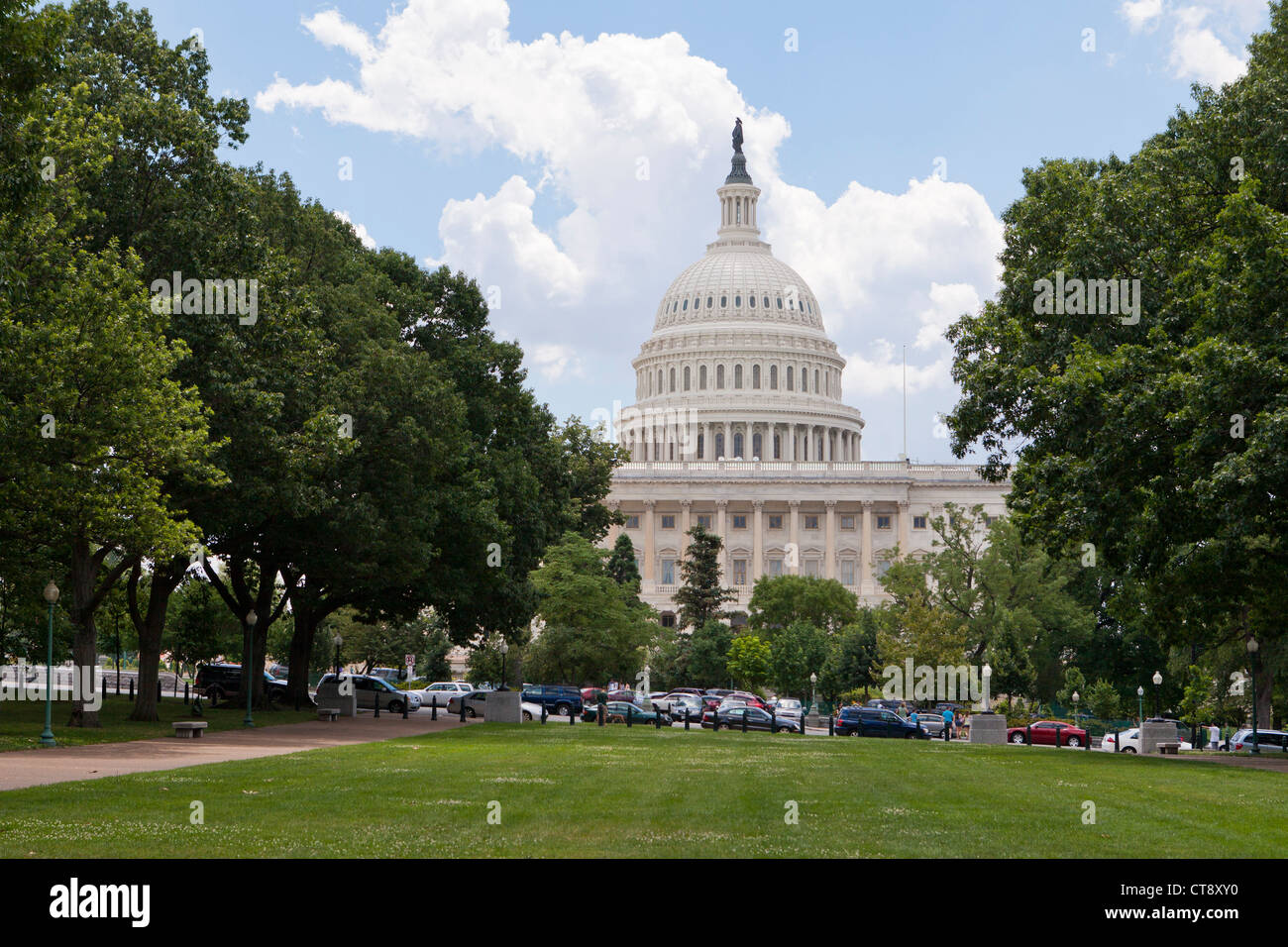 El edificio del Capitolio de los Estados Unidos - Washington, DC, EE.UU. Foto de stock