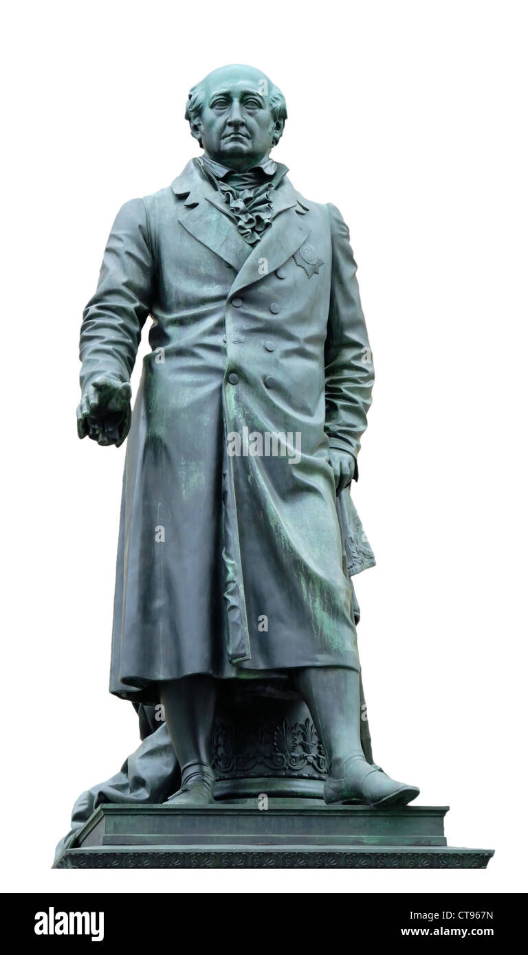 Berlín, Alemania. Estatua: Heinrich Friedrich Karl Reichsfreiherr vom zum Stein (1757 - 1831) el Barón von Stein - estadista prusiano Foto de stock