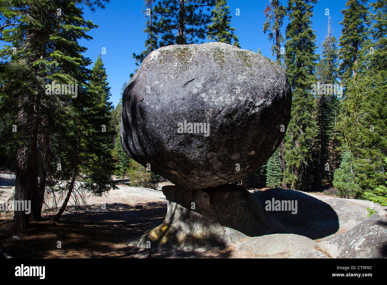 Planeta Rock, Sierra Visa National Scenic desviación, la parte central de California, EE.UU. Foto de stock