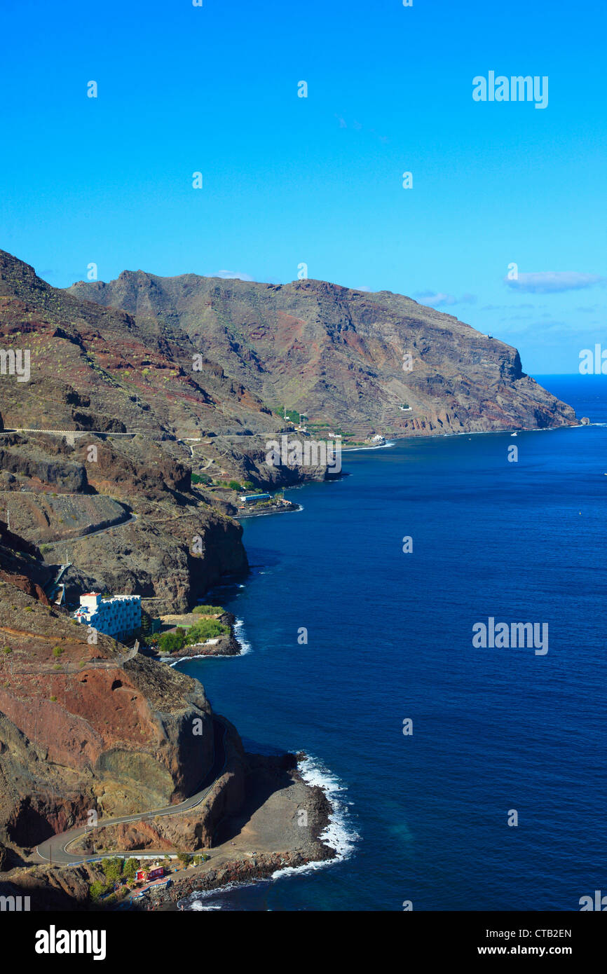 España, Islas Canarias, Tenerife, en la costa nororiental, paisaje, Foto de stock