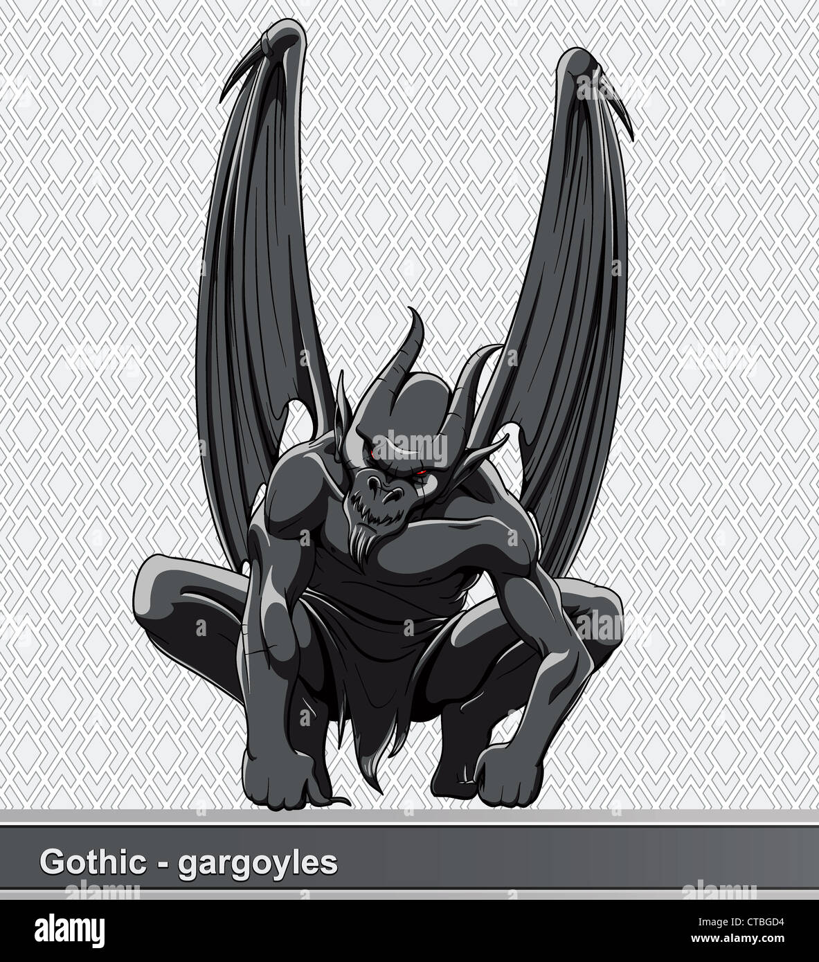Gothic gargoyle vector illustration fotografías e imágenes de alta  resolución - Alamy