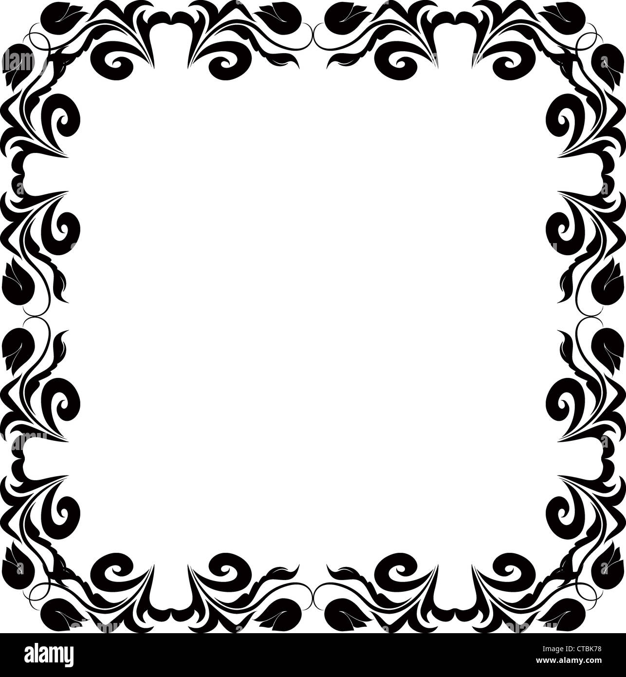 Belleza marco negro Foto de stock