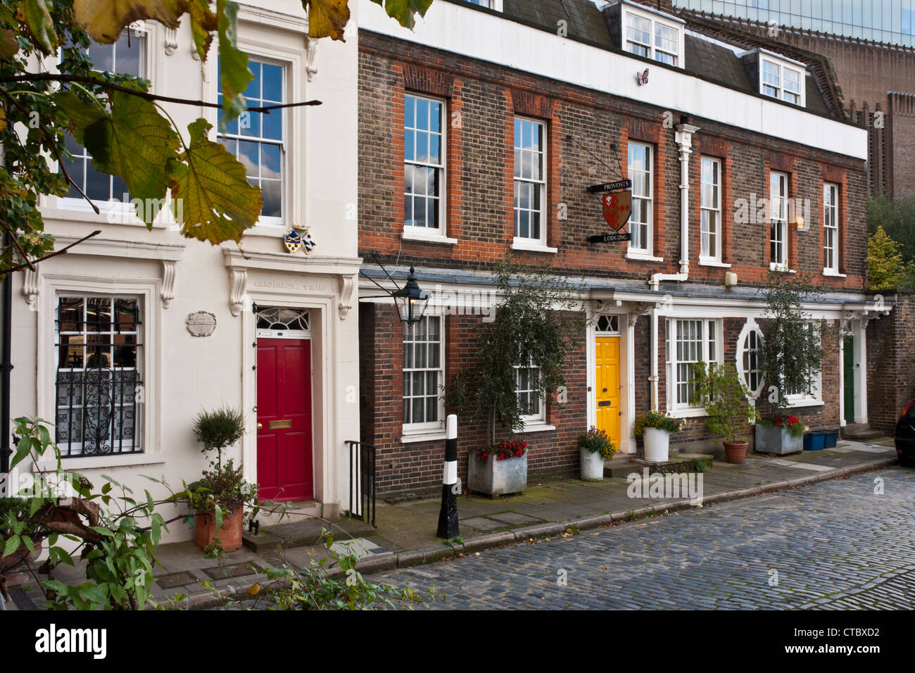 El Provost's Lodging, la residencia oficial del Decano de Southwark en Bankside. Londres, Inglaterra, GB, Reino Unido Foto de stock