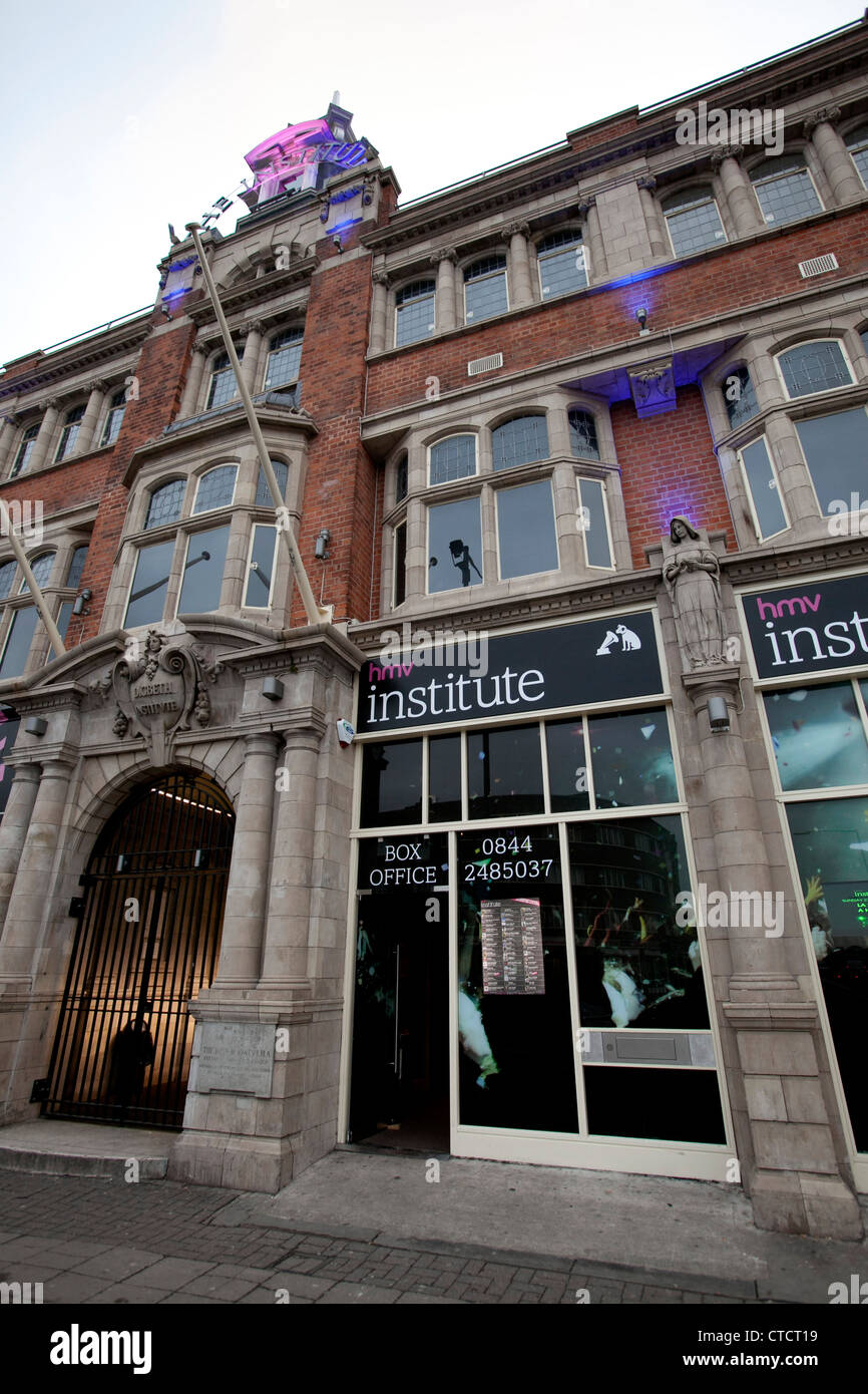 HMV Institute, Digbeth, Birmingham, Reino Unido. El Instituto ha visto muchos top musicales y artistas de performance jugar allí. Foto de stock
