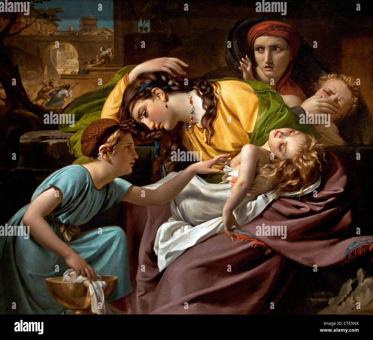 Le Massacre Des Innocents 1816 Por François Joseph Navez Bélgica Bélgica Foto de stock