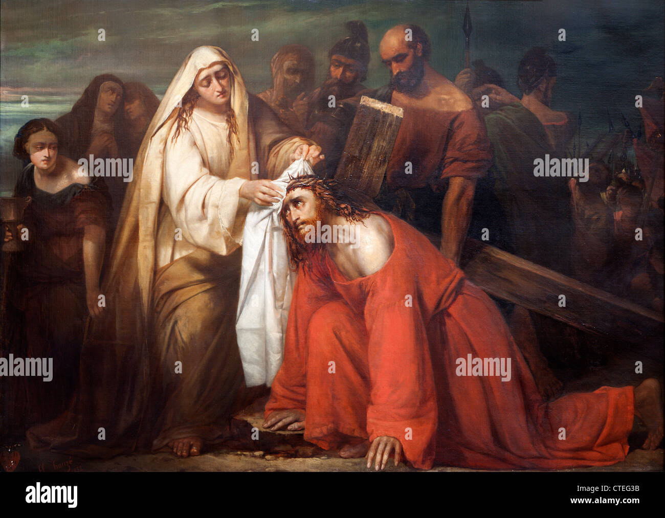 Veronica limpia la cara de jesus fotografías e imágenes de alta resolución Alamy