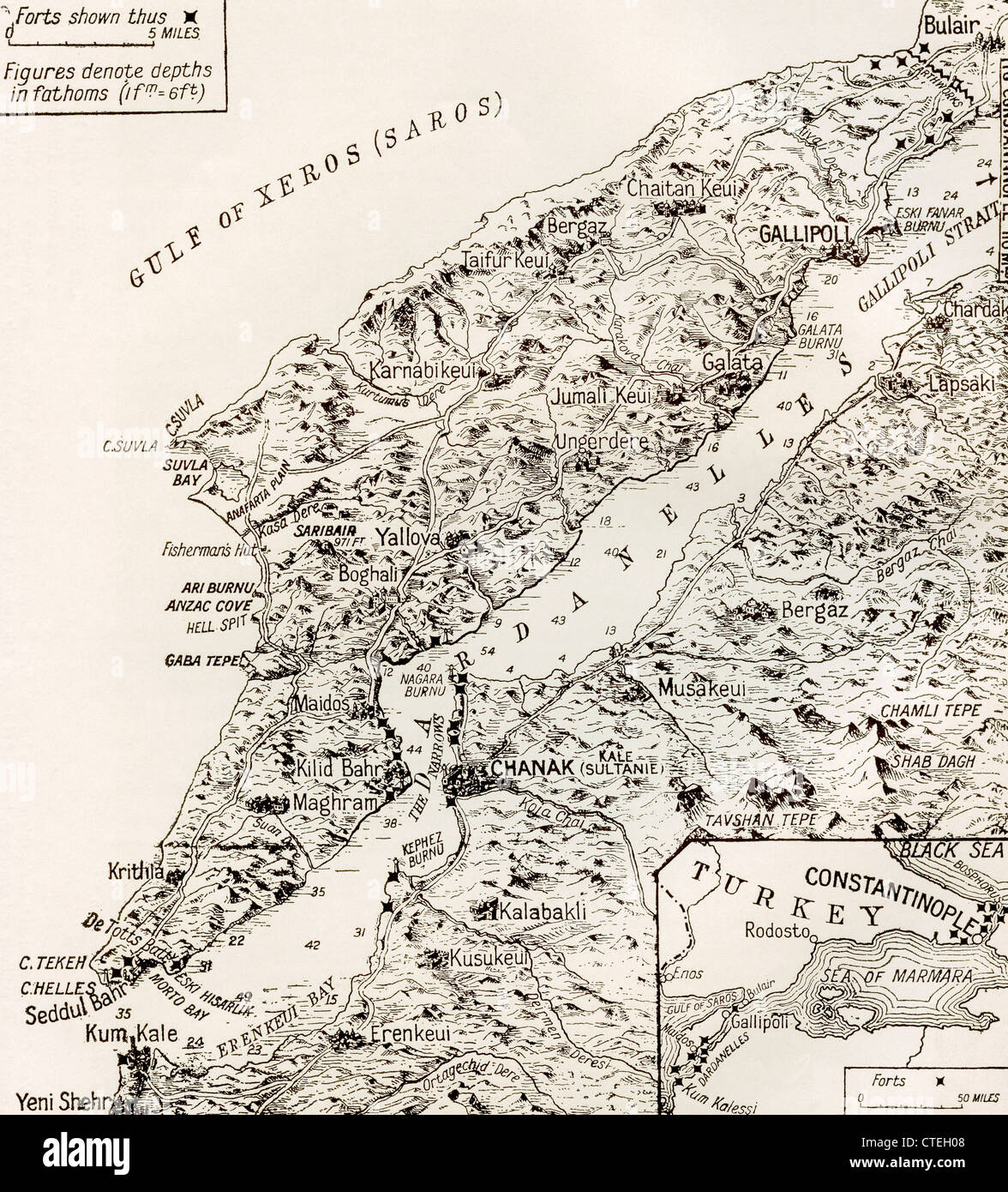 Mapa de los dardanelos fotografías e imágenes de alta resolución - Alamy