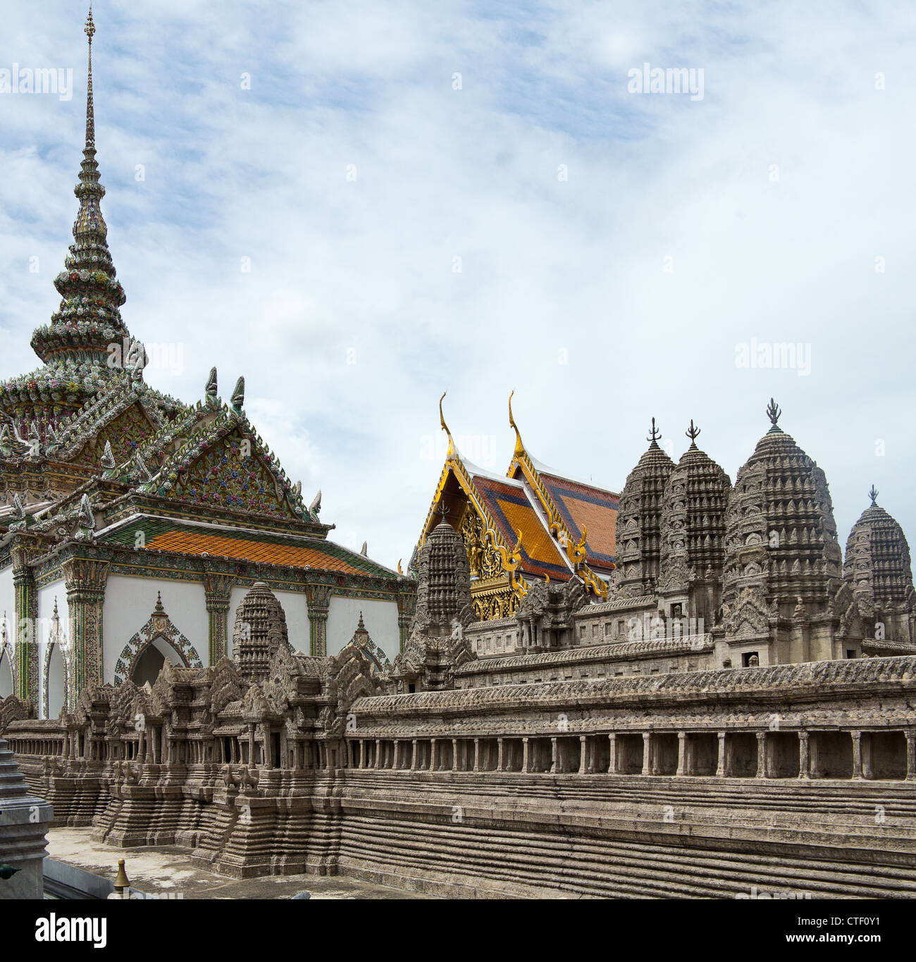 Gran Palacio en Bangkok, Tailandia Foto de stock
