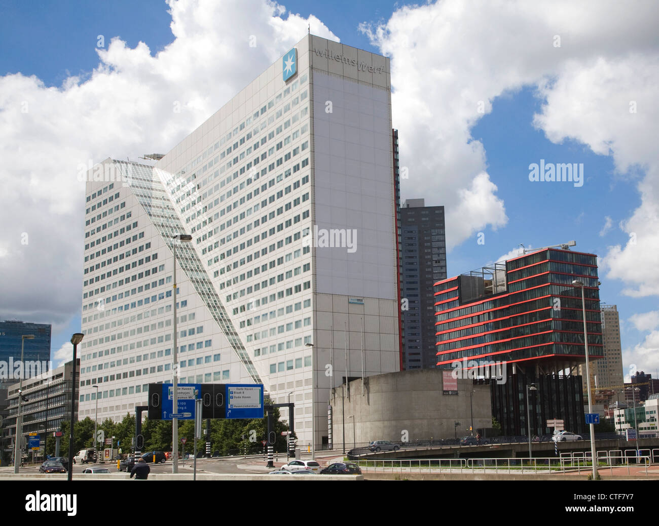 Willemswerf Nedlloyd Shipping Company building, Rotterdam, Países Bajos Foto de stock