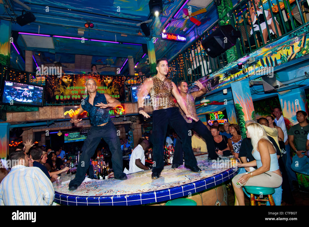 Estados Unidos de América, Florida, Miami, South Beach, Mango Cafe