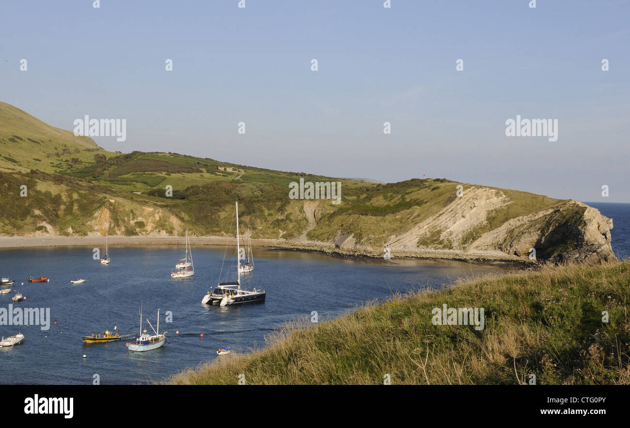 La Isla de Purbeck Lulworth Cove Dorset, Inglaterra Foto de stock
