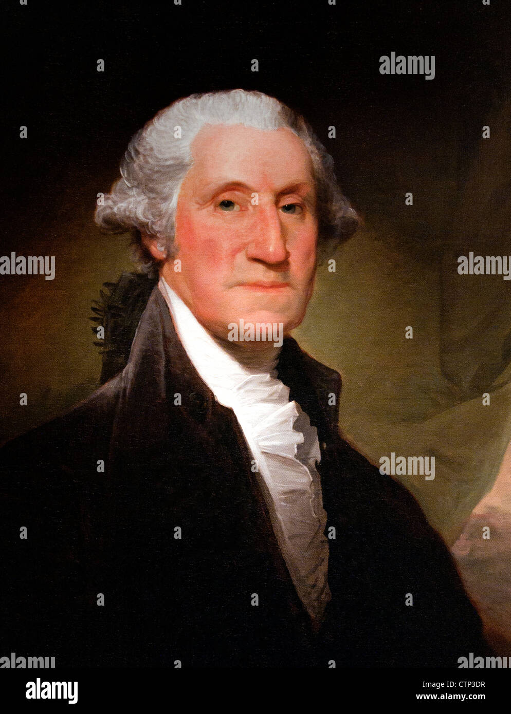 El presidente George Washington 1795 americano Gilbert Stuart Estados Unidos de América Foto de stock