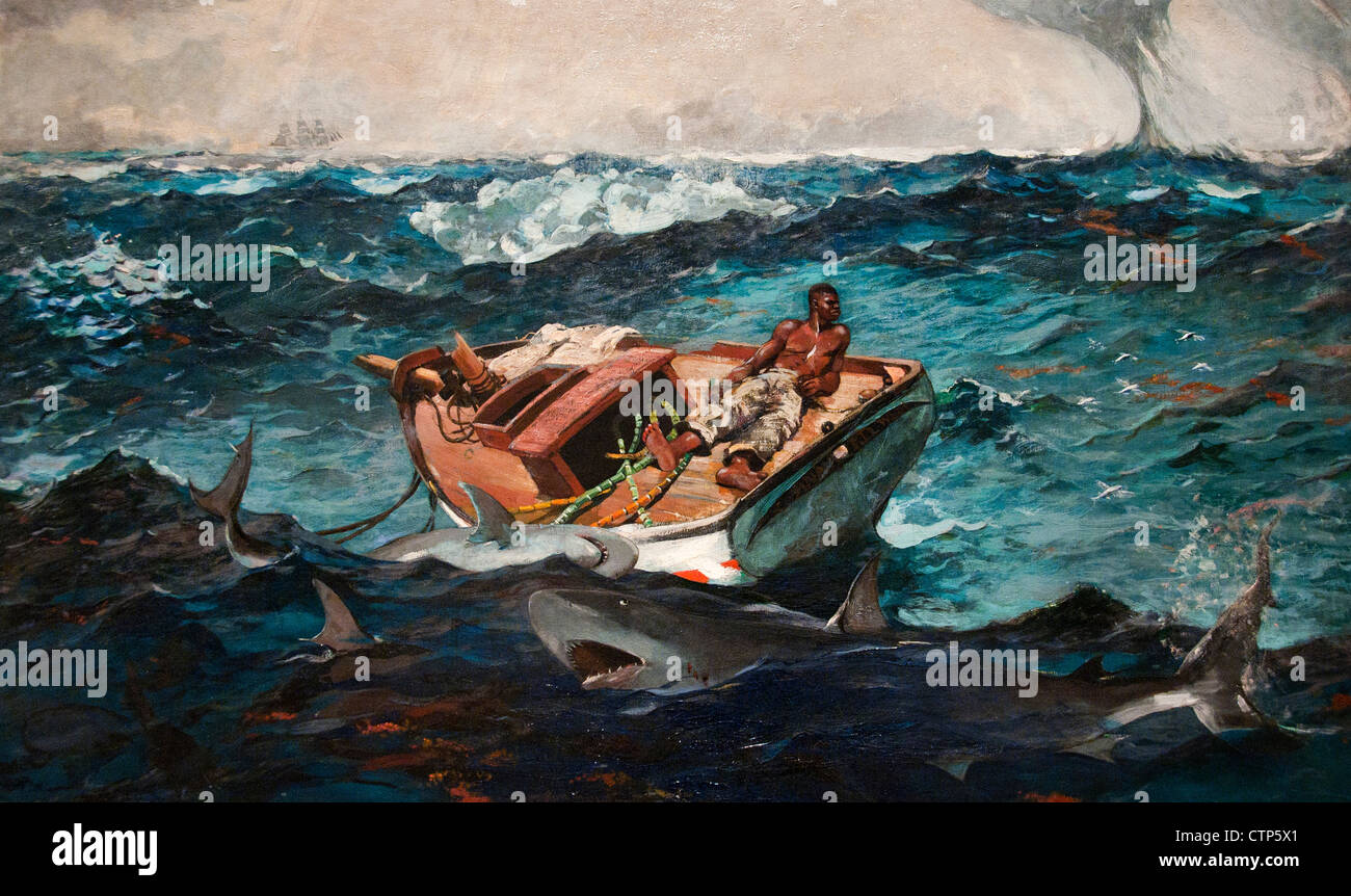 La corriente del Golfo 1899 Winslow Homer American Estados Unidos de América Foto de stock
