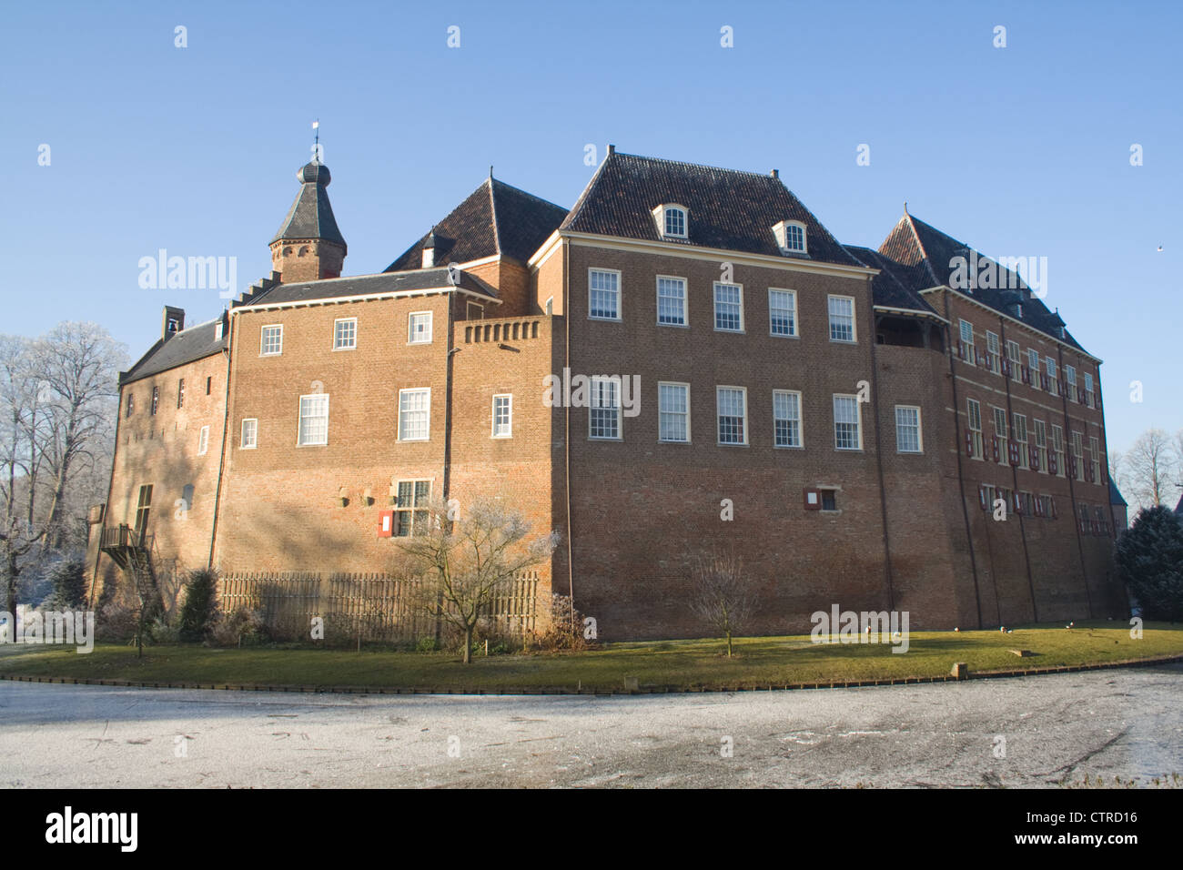 Castillo Huis Bergh en 's Heerenberg. Uno de los castillos más grandes en los Países Bajos. Foto de stock