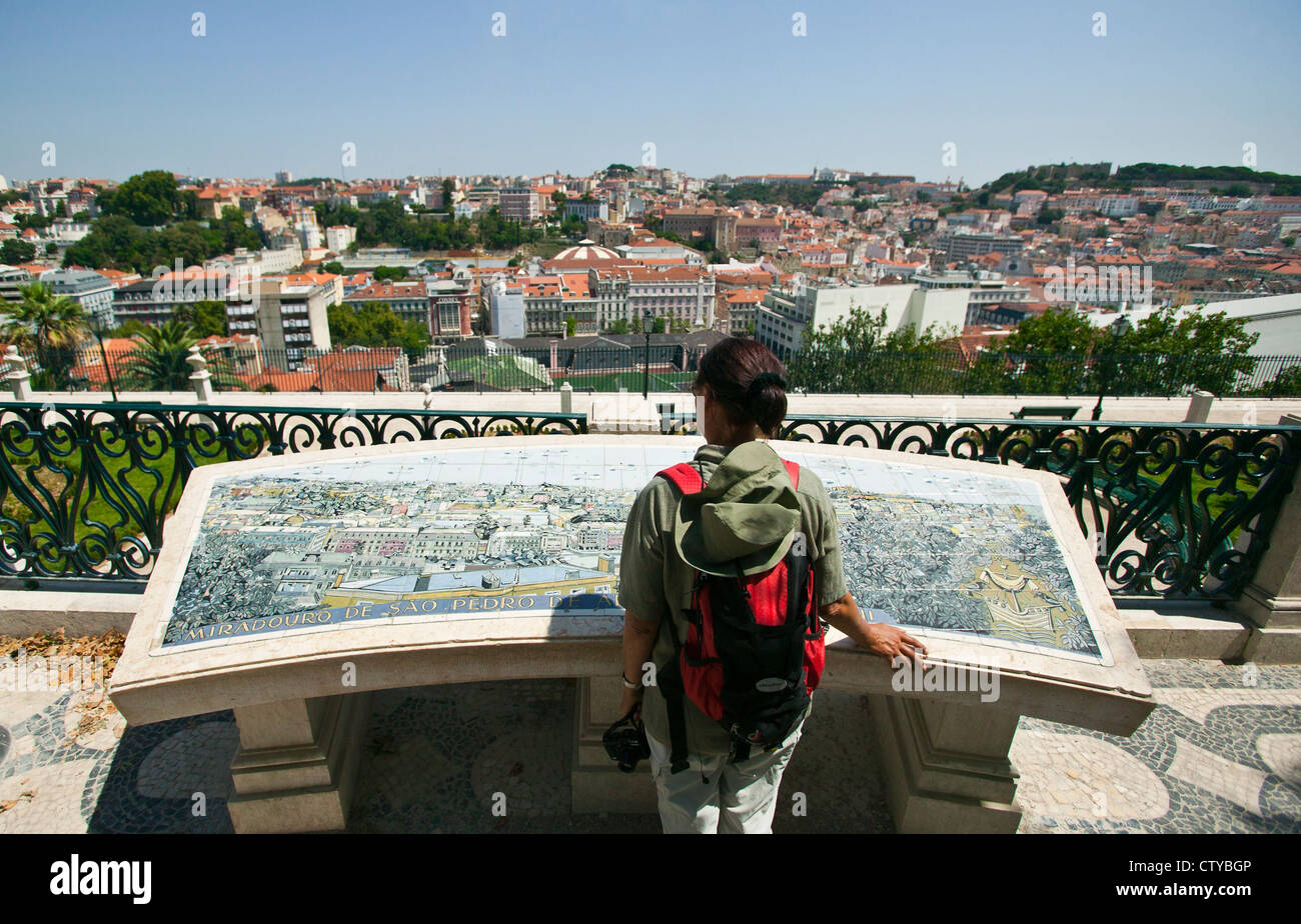 Ciudad de Lisboa, Portugal Foto de stock