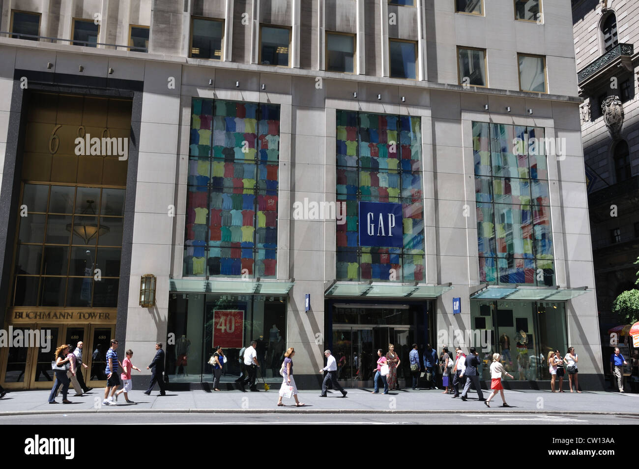 Gap store manhattan new york fotografías e imágenes de alta resolución