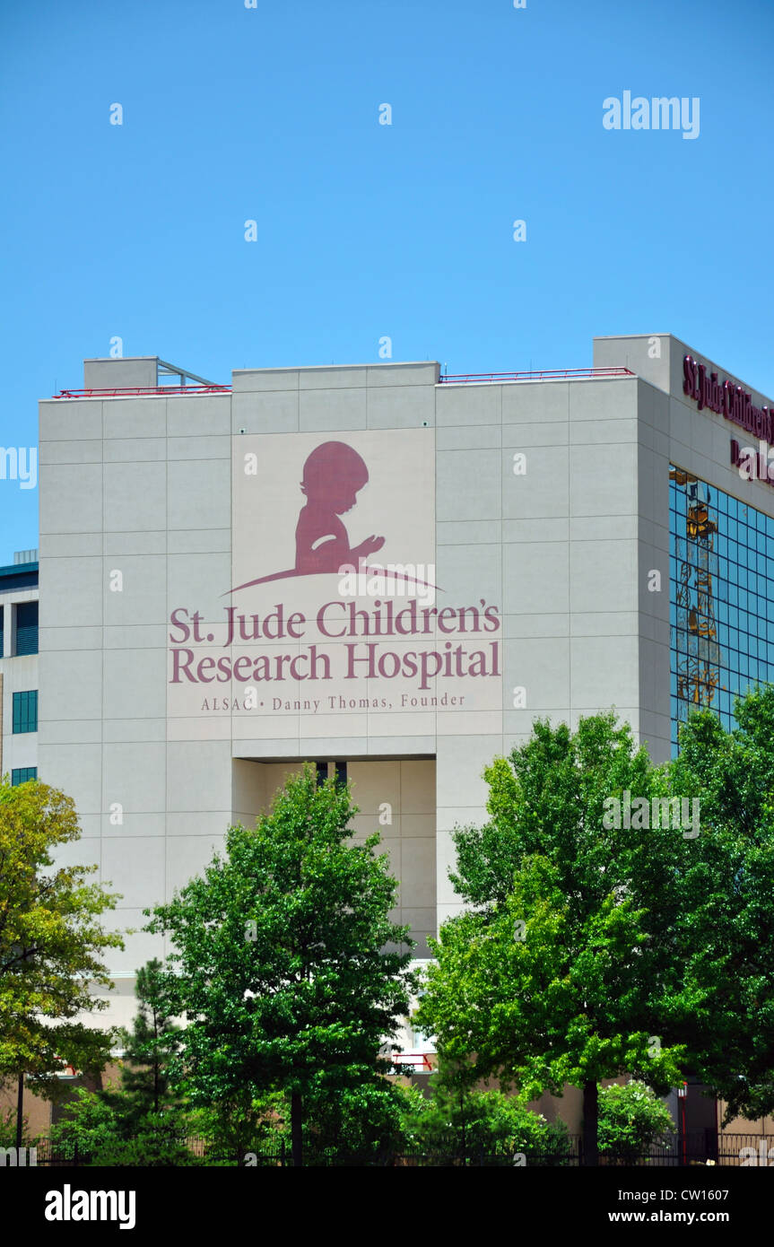 Hospital Infantil de Investigación "Saint Jude", Memphis, Tennessee, EE.UU. Foto de stock