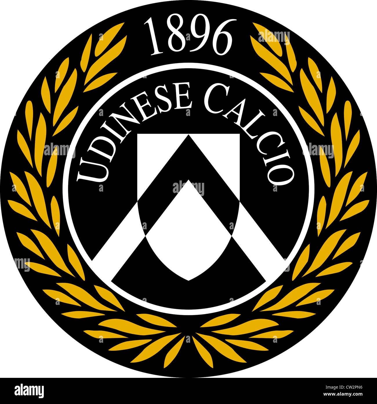 El logotipo del de fútbol italiano Udinese Calcio de stock - Alamy