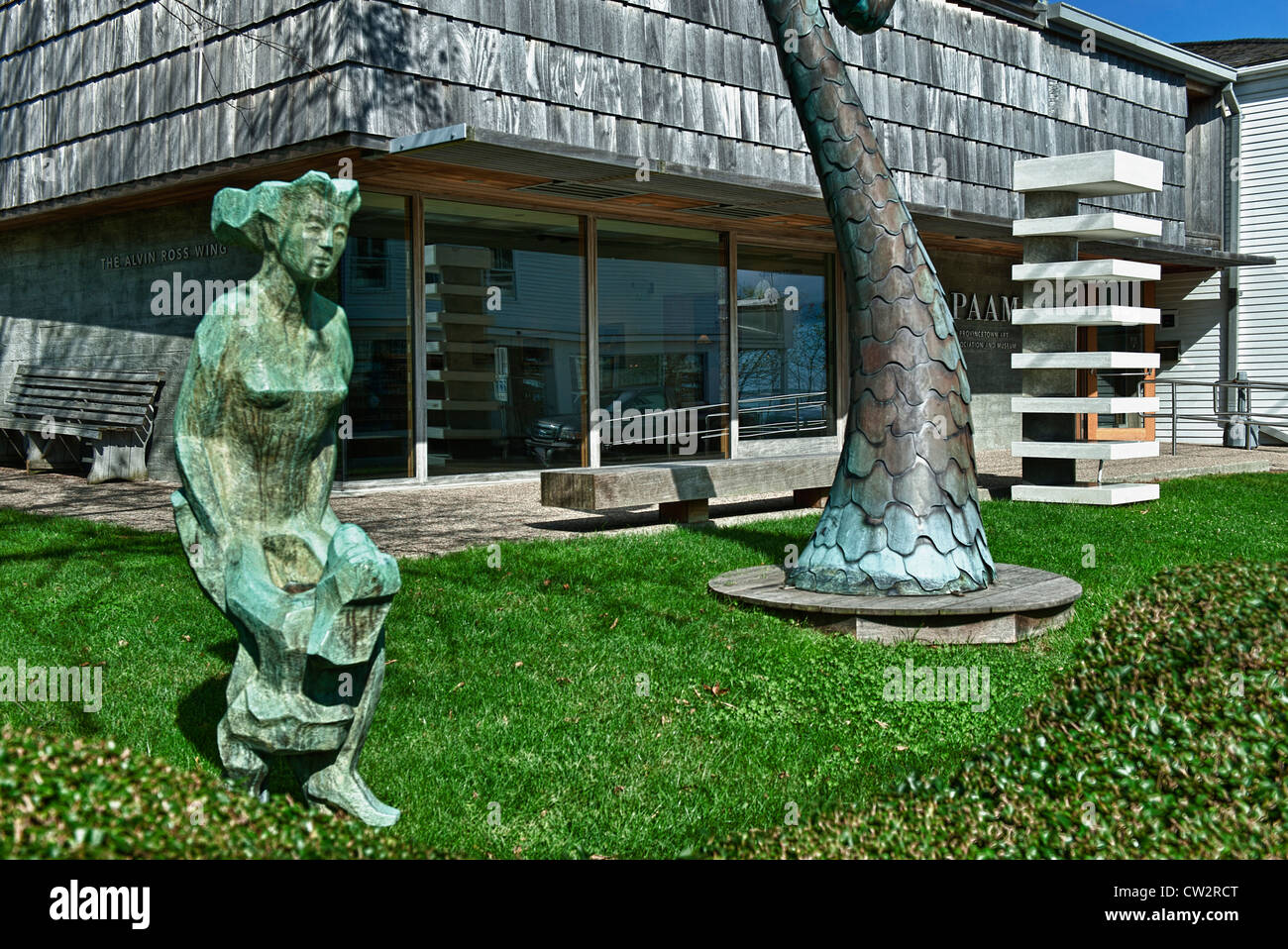 Provincetown Art Association y el museo, en Cape Cod, Massachusetts, EE.UU. Foto de stock