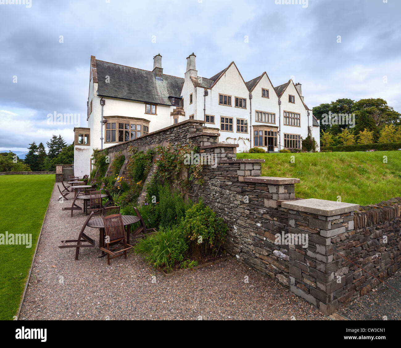 Casa de Blackwell, Bowness On Windermere, Cumbria Foto de stock