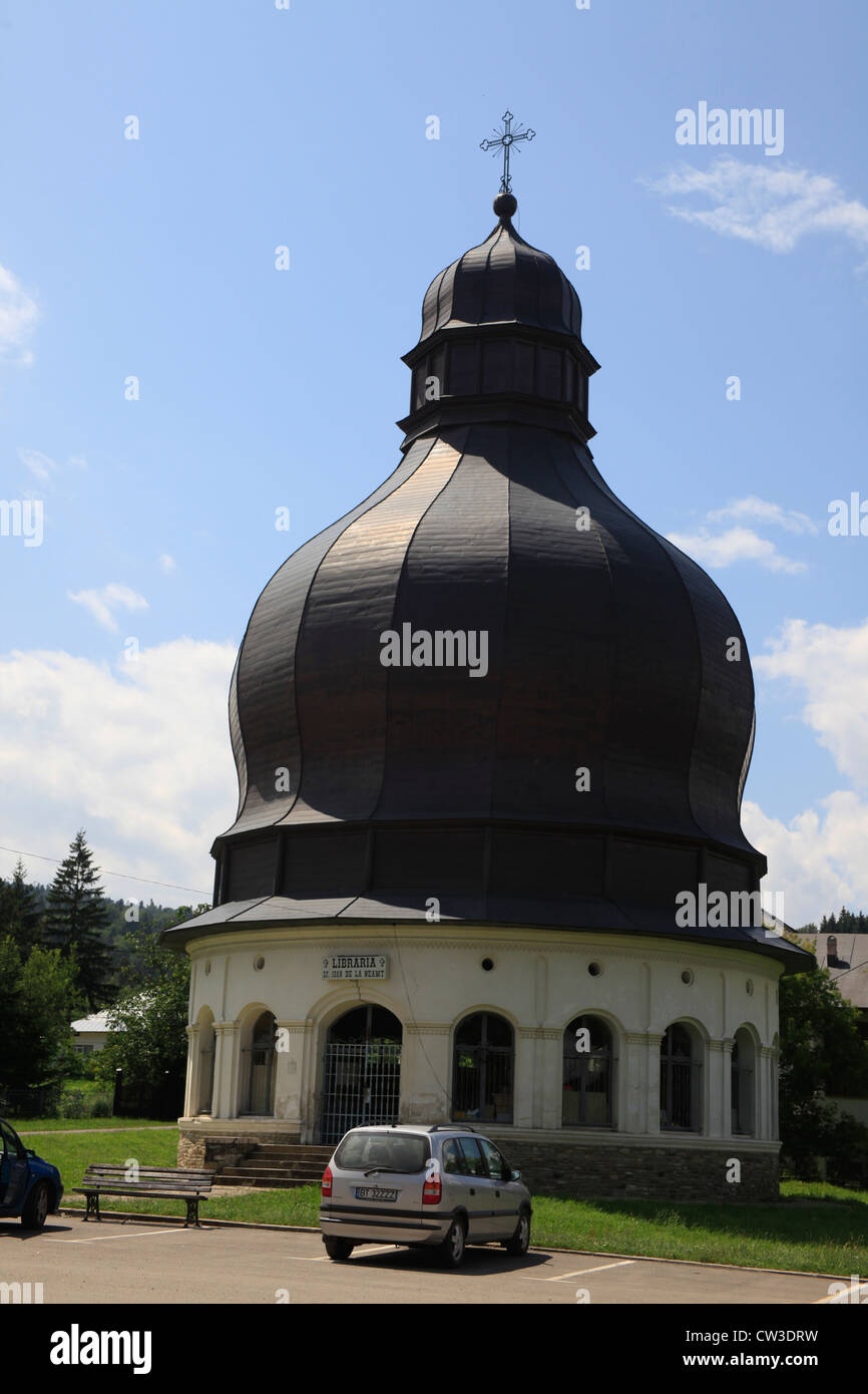 El Monasterio Neamt, Rumania la biblioteca Foto de stock
