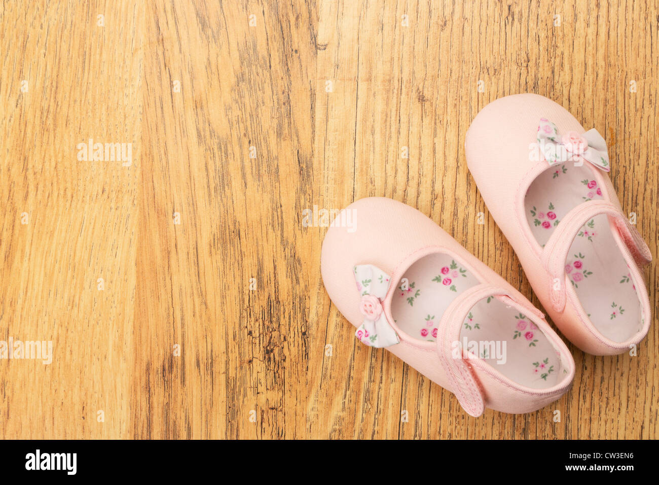 Un par de chicas baby shoes Foto de stock