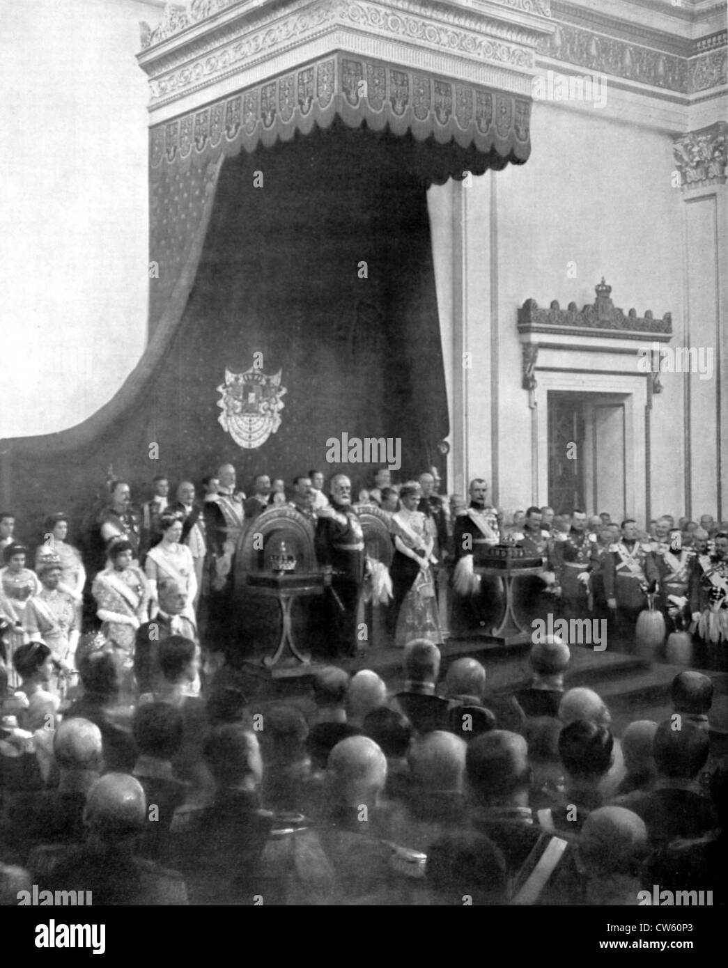 Munich. El regente de Baviera se convierte en el Rey Ludwig III (1913) Foto de stock