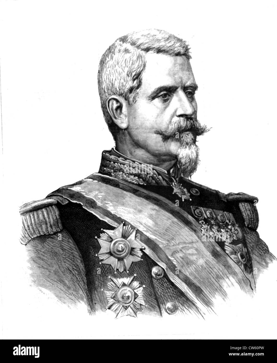 Appert General, Embajador francés en Rusia (1883) Foto de stock