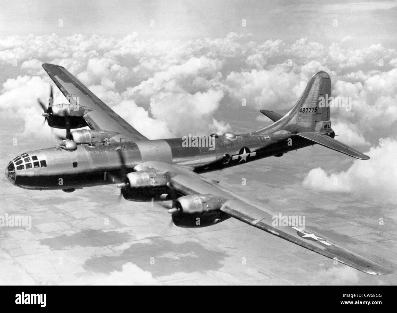 American Boeing B-29 bombardero estratégico, 1944-45. Foto de stock