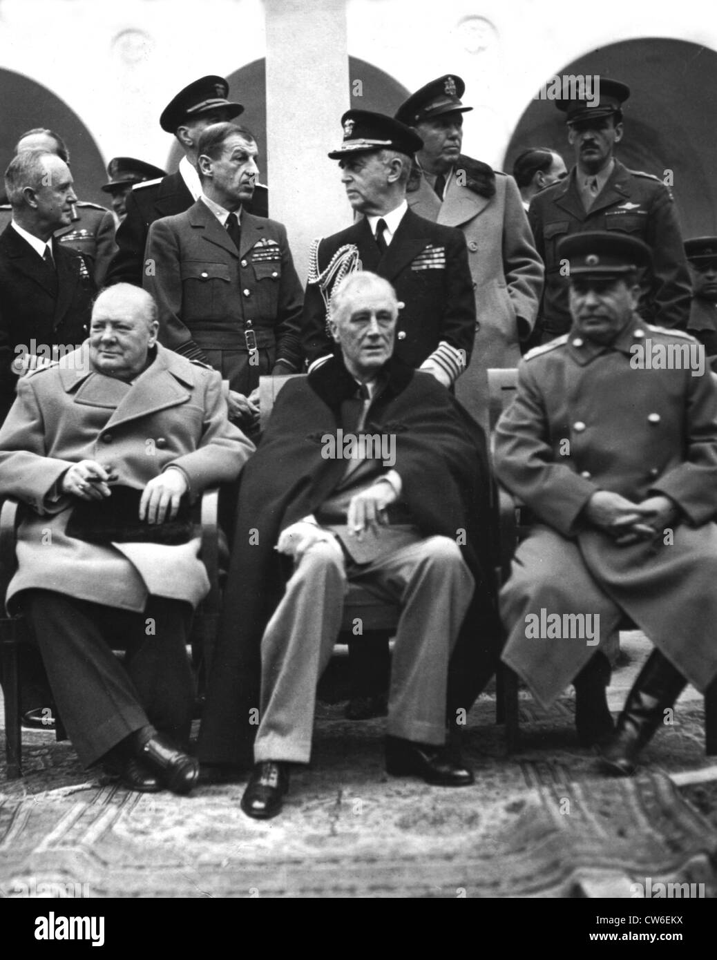 Yalta 1945 Conferencia De La Segunda Guerra Mundial Fotografías E